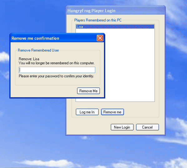 Remove a user who may be either a Spanish student or a Spanish teacher using the Spanish study software program.