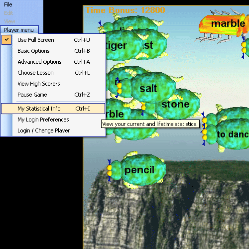 hungry frog spanish game student statistics